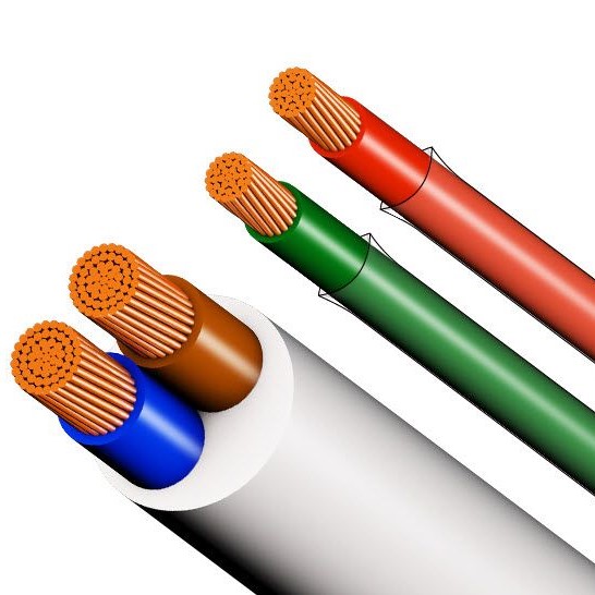 450 - 750 PVC Insulated Wires with solid (Class 1) Copper conductors (HO7V-U)