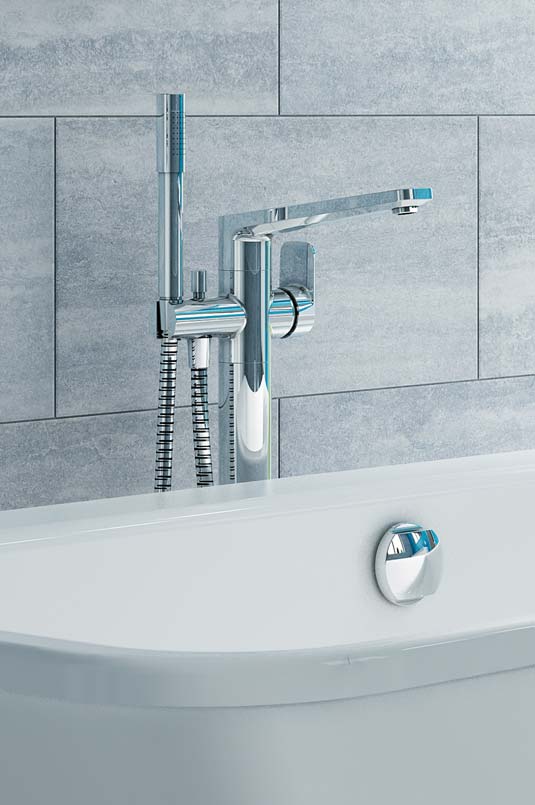 Bath & Shower free standing mixer-Tonic II