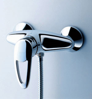 Exposed-Wall Mixer Single-lever, ceramic-disk-Idyll