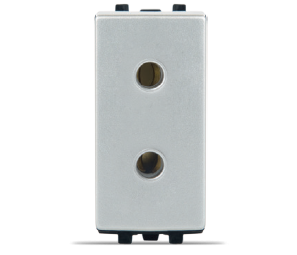 2-pole 16A - 250VAC socket with childproof lock