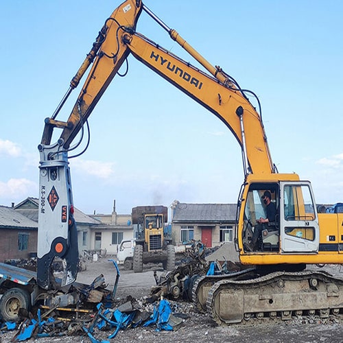 Construction Machinery Attachments 25-33t Excavator Attachments Hydraulic Cutting Machine Demolition Scrap Steel Recovery Shears
