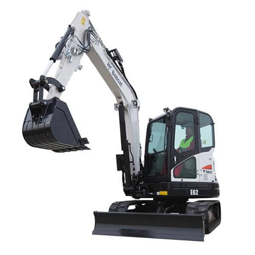 The Bobcat® E62 Compact Excavator